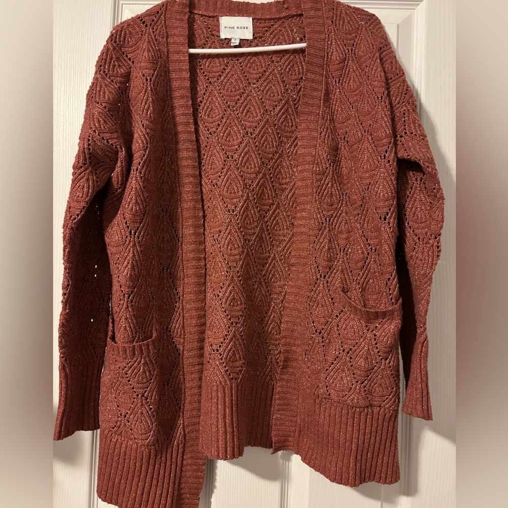 Pink Rose Dusty Pink Sweater